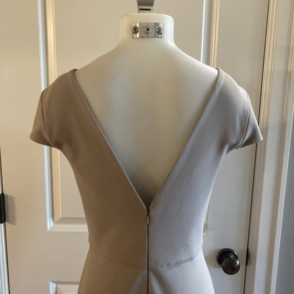 Jenny Yoo Collection Cara Cap Sleeve Plunging Bridesmaid Gown Maxi Size 12 - Picture 11 of 16